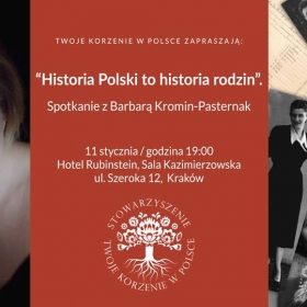 Historia Polski to historia rodzin - spotkanie z Barbarą Kromin
