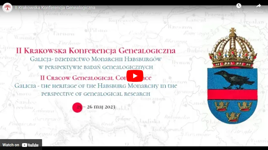 II Krakowska Konferencja Genealogiczna - nagranie